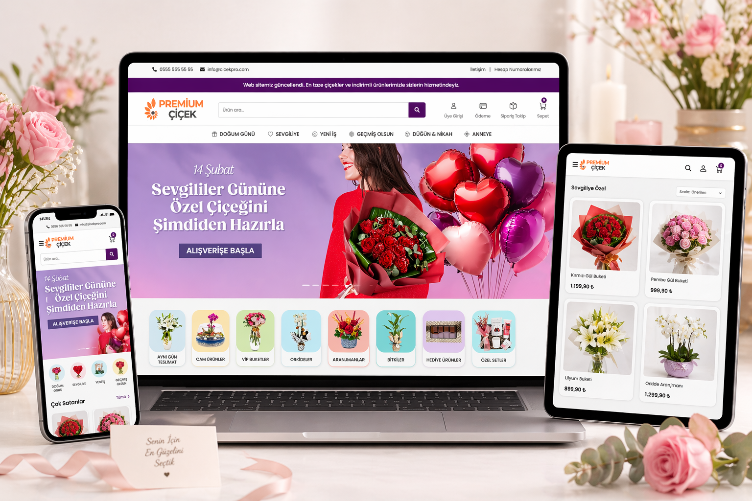 Premium Çiçekçi Yazılımı