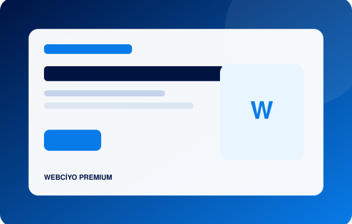 Webciyo Pro Kurumsal WordPress Teması