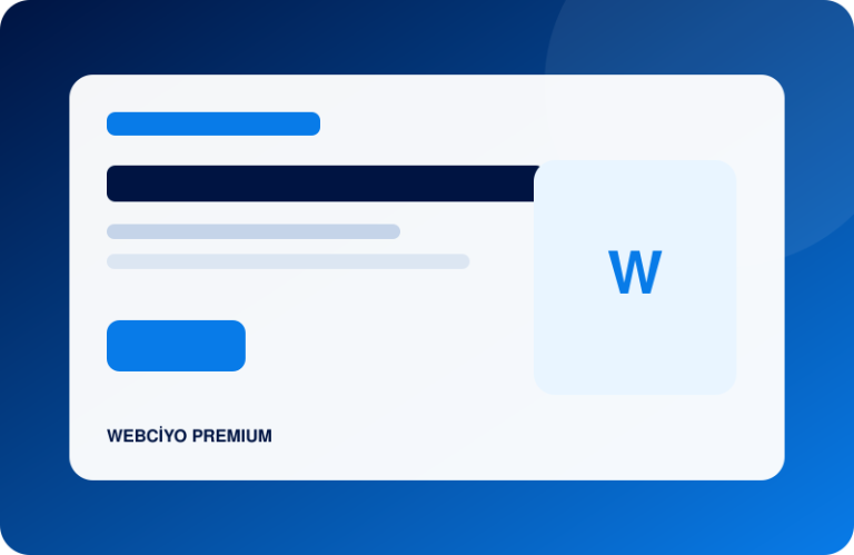 Webciyo Pro Kurumsal WordPress Teması